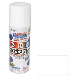 アサヒペン 水性多用途スプレー 420ML-クリヤ