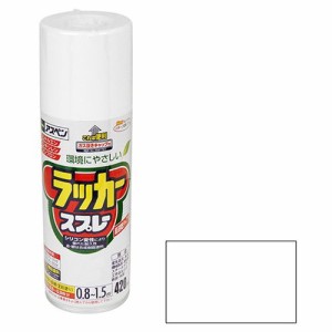 アサヒペン アスペンラッカースプレー 420ML-ツヤケシクリヤ