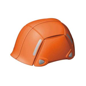 TOYO 折りたたみヘルメットブルーム NO.100 オレンジ ヘルメット 防災 コンパクト【送料無料】