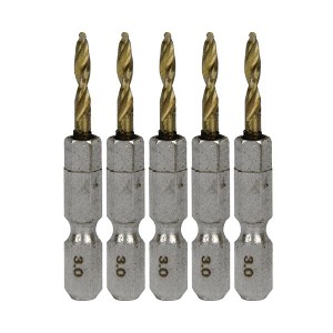 六角軸Tin鉄ドリル 極短 3.0mm 5pcs