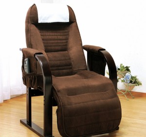 高座椅子 天然木低反発高座椅子 座椅子 低反発 リクライニングチェア リクライニング(代引不可)【送料無料】
