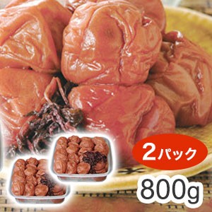 つぶれ梅しそ 塩分3% 1.6kg 紀州南高梅 800g×2パック(代引不可)【送料無料】