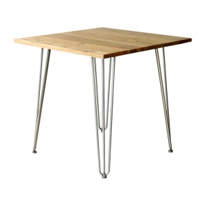 テーブル ダイニングテーブル 単品 正方形 2人掛け テーブル ダイニング ダイニングテーブル スチール脚(代引不可)【送料無料】