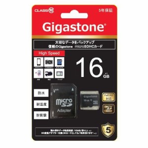 Gigastone microSD16GB class10 GJM10/16G