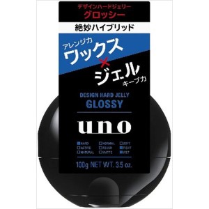 ファイントゥデイ資生堂 ウーノ デザインハードジェリー(グロッシー) 100G 化粧品 男性化粧品 スタイリング剤(代引不可)