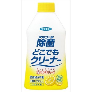 フマキラー アルコール除菌どこでもクリーナー つけかえ用 300ML 台所洗剤 漂白 殺菌 キッチン用アルコール除菌(代引不可)