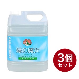 緑の魔女ランドリー業務用5L まとめ買い3点セット(代引不可)【送料無料】