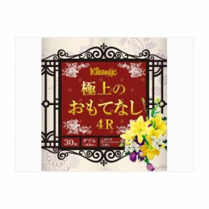 【10個セット】 日本製紙クレシア クリネックス おもてなし4ロールダブル 取ってつきまとめ買い 売り セット販売 業務用 備蓄(代引不可) 