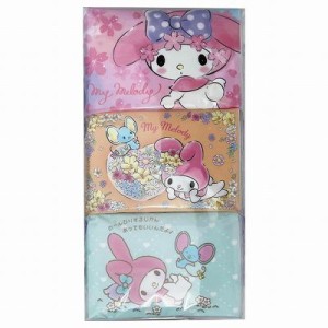 【単品5個セット】 ポケットティシュマイメロディ&クロミ9コパック まとめ買い(代引不可)