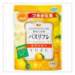 ライオンケミカル バスリフレ薬用入浴剤つめかえ用ゆずの香り540G(代引不可)