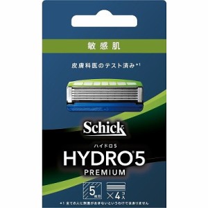 【2個セット】シック・ジャパン ハイドロ5プレミアム 敏感肌 替刃(4コ入)(代引不可)【送料無料】