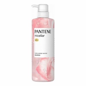 【単品9個セット】 P&G パンテーン ミセラー ピュア&ローズウォーター シャンプー ポンプ 本体 500ML(代引不可)【送料無料】