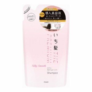 【単品3個セット】 クラシエ いち髪 THE PREMIUM エクストラダメージケアシャンプー(シルキースムース)詰替用 340ML(代引不可)