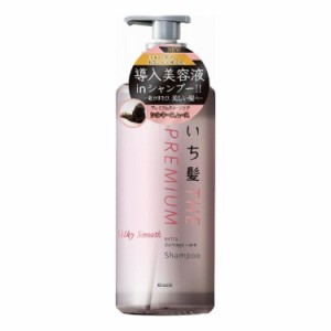 【単品6個セット】 クラシエ いち髪 THE PREMIUM エクストラダメージケアシャンプー(シルキースムース)ポンプ 本体 480ML(代引不可)【送