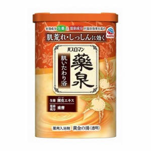 【単品3個セット】 アース製薬 バスロマン薬泉 肌いたわり浴 600G 入浴剤(代引不可)【送料無料】