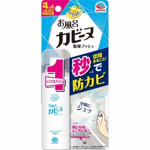 【単品5個セット】らくハピお風呂カビーヌ無煙プッシュソープ アース製薬(代引不可)【送料無料】