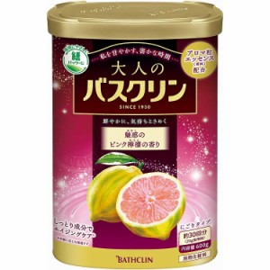 【単品4個セット】大人のバスクリン 魅惑のピンクレモンの香り 600g バスクリン(代引不可)【送料無料】