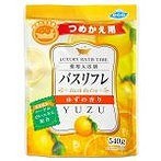 【単品10個セット】バスリフレ薬用入浴剤つめかえ用ゆずの香りR540G ライオンケミカル(代引不可)【送料無料】