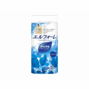 【単品14個セット】エルフォーレトイレットティシュー12R(シングル) 大王製紙(代引不可)【送料無料】