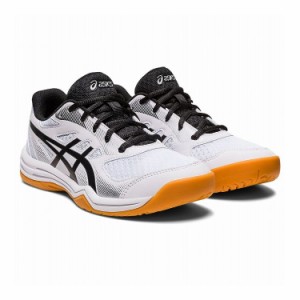 アシックス UPCOURT 5 GS 24SS シューズ バレー バスケ ハンド 1074A039 102 22.5 WHITE/BLACK【送料無料】