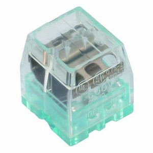 オーム電機 OKコネクタ透明青 OK-6W 25個