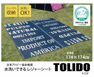 ラグ カーペット マット ウオッシャブル 中敷ラグ アトピー対策 タイポグラフィ 洗えるラグ 『トリド』 174×174(代引不可)【送料無料】