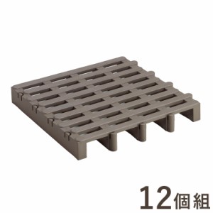 すのこベッド ジョイントパレット 12個組 ダブルベットサイズ 高床 通気性 カビ対策 プラスチック 掃除簡単 日本製 sunoko(代引不可)【送