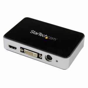 StarTech USB3.0接続ビデオキャプチャーユニット HDMI/ DVI/ VGA(アナログRGB)/ コンポーネント/ S端子/ コンポジット対応 1080p 60fps H