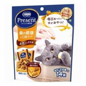 日本ペットフード コンボ プレゼント キャット おやつ 歯の健康と口臭ケア お肉ミックス味42g