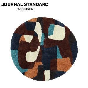 JOURNAL STANDARD FURNITURE PICFAIR RUG ROUND 140 ネイビー ジャーナルスタンダードファニチャー ピクフェア ラウンドラグ 直径140 ネ