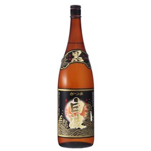 焼酎 さつま白波 黒麹 25度 芋焼酎 瓶 1800ml