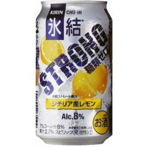 キリン 氷結 ストロングレモン 350ml×24本(代引き不可)【送料無料】