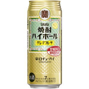 タカラ 宝  焼酎ハイボール グレープフルーツ 500ml×24本(代引き不可)【送料無料】