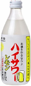 博水社 ハイサワー レモン 大瓶 360ml×24本（代引き不可）【送料無料】