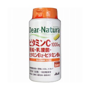 ディアナチュラ ビタミンC1000mg・亜鉛・乳酸菌・ビタミンB2・ビタミンB6 60日分 120粒入