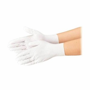 【訳あり】No.554 ニトリルトライ3 ホワイト パウダーフリー ニトリルゴム製 使い捨て手袋 Sサイズ 100枚入