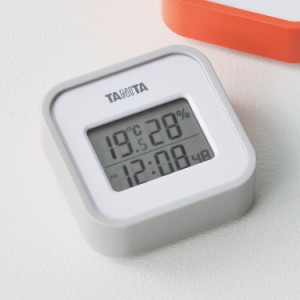 デジタル温湿度計 TT-558-GY 温湿時計 グレー タニタ(代引不可)【送料無料】