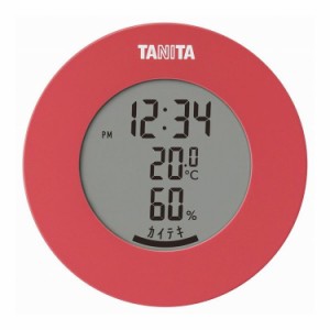 デジタル温湿度計 TT-585-PK 温湿時計 ピンク タニタ(代引不可)【送料無料】