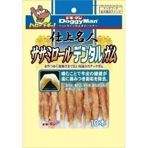 ドギーマンハヤシ 食品事業部 仕上名人 ササミロールデンタルガム 10本