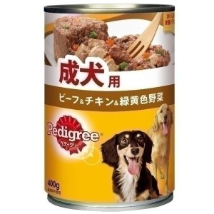 マースジャパンリミテッド P122成犬用ビーフ&チキン緑黄色野菜400