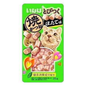 いなばペットフード いなば とびつく焼かつお ほたて味 25g 猫 猫用 キャットフード おやつ フード ペット ペットフード