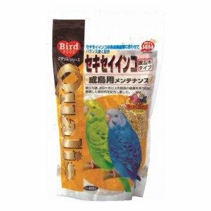 ペッズイシバシ クオリス セキセイインコ 成鳥用 (皮ムキタイプ) 400g