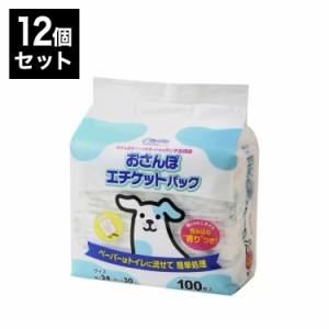 【12個セット】 シーズイシハラ クリーンワン おさんぽエチケットパック 100枚 香り付 フンキャッチャー うんち袋 エチケット袋 マナー袋