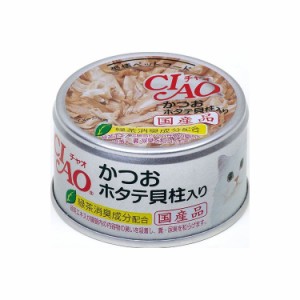 【6個セット】 CIAO かつお ホタテ貝柱入り 85g x6