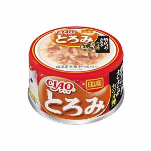 【24個セット】 CIAO とろみ 焼かつお ささみ カツオ節入り 80g x24【送料無料】