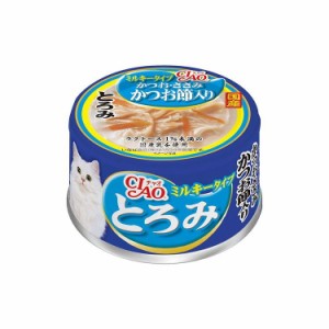 【12個セット】 CIAO とろみミルキータイプ かつお・ささみ かつお節入り 80g x12【送料無料】