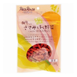 【6個セット】 ペッツルート 素材メモ ささみとお野菜 100g x6