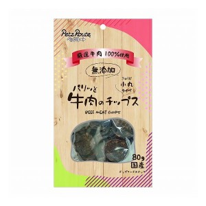 【6個セット】 ペッツルート パリッと牛肉のチップス 80g x6【送料無料】