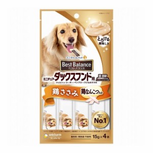 ユニチャーム ベストバランスおやつ ミニチュア・ダックスフンド用 鶏ささみ入り 15g×4本