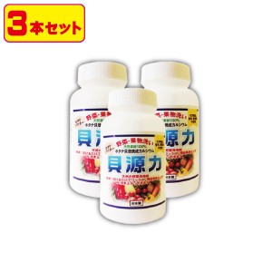 貝源力 3本セット 野菜 洗浄剤 食品用 果物 食器 まな板 洗剤 除菌剤 やさい くだもの(代引不可)【送料無料】